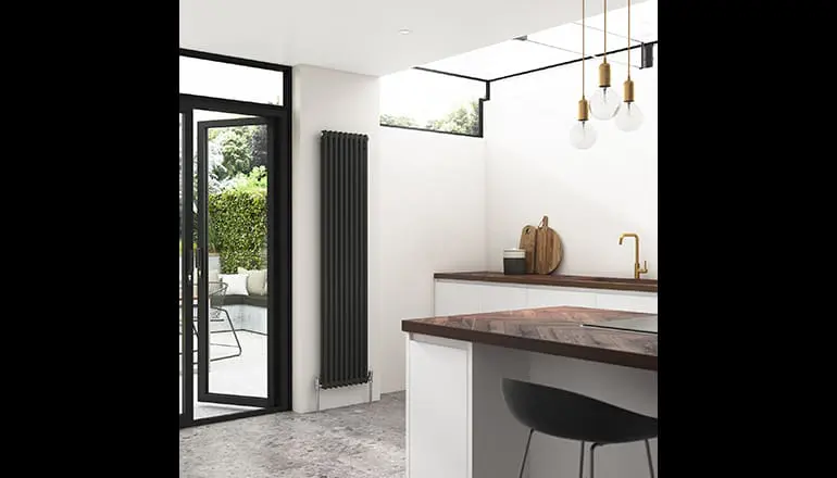 Stelrad vertical radiator in home