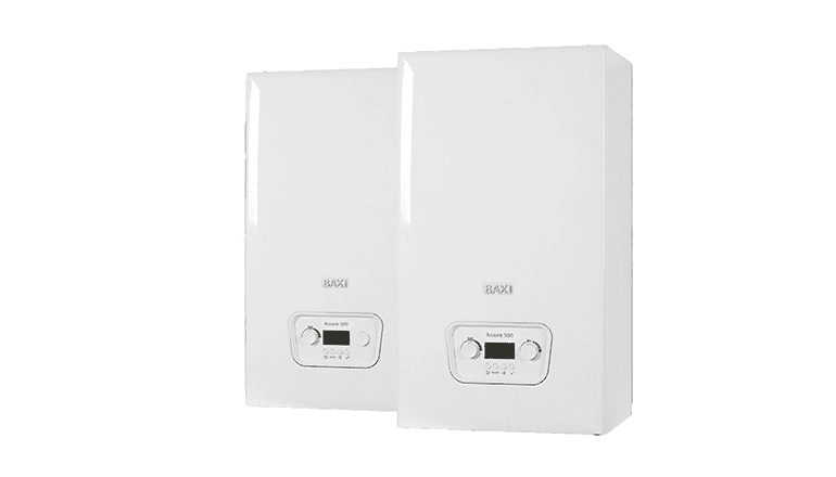 image of 2 boilers from the new Baxi Assure 500 range