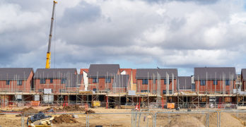 housing development under construction