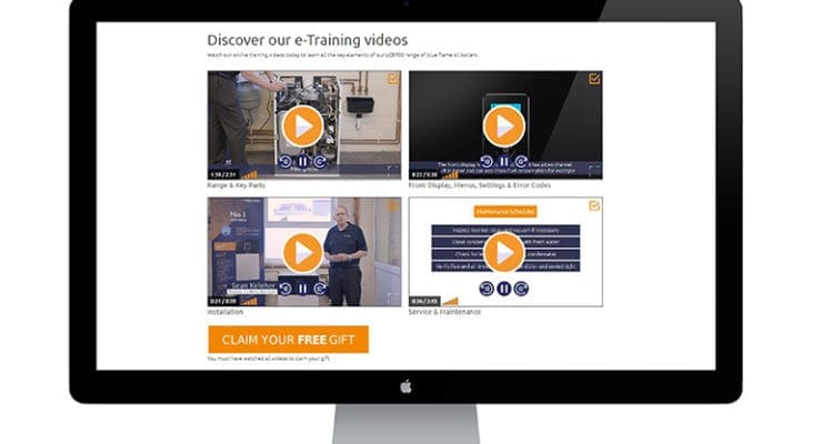 Train online on Navien's LCB700 blue flame oil boilers